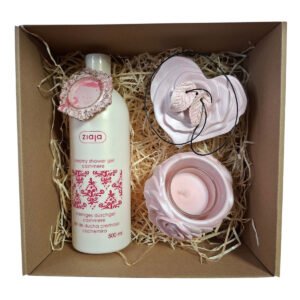 Kasmír Puhaság Ajándékbox – VITALUX kézműves női ajándékcsomag natúr kozmetikumokkal