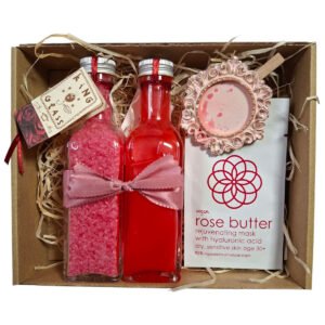 RózsaLélek Box – VITALUX kézműves női ajándékcsomag natúr kozmetikumokkal